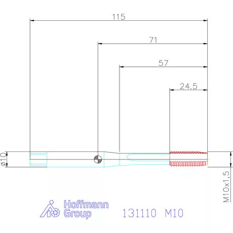 Garant Garant Master Tap Alu gépi menetfúró M10