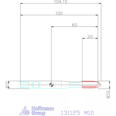 Garant Gépi menetfúró szinkronorsókhoz HSS-E-PM M10