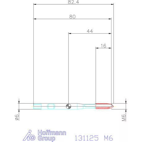 Garant Gépi menetfúró szinkronorsókhoz HSS-E-PM M6