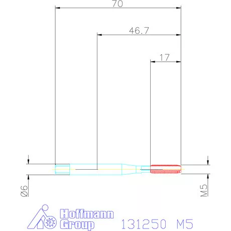Garant Gépi menetfúró Form C DIN 371/376 M5