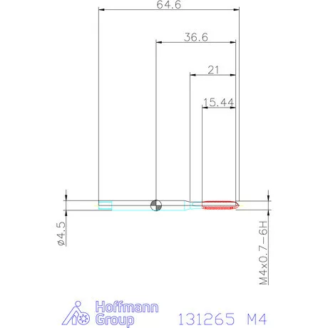 Holex Holex Clever Tap gépi menetfúró Form B DIN 371/376 M4