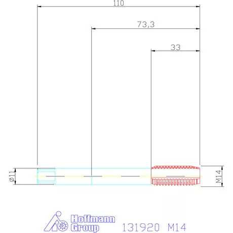 Garant Gépi menetfúró HSS-E M14