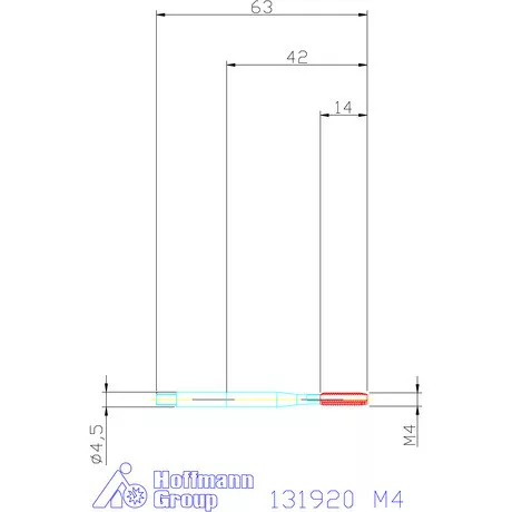 Garant Gépi menetfúró HSS-E M4