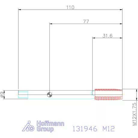 Garant Garant Master Tap Steel<sup>HT</sup> gépi menetfúró HSS-E-PM Form B 6GX M12