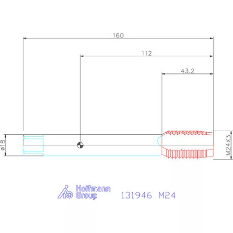Garant Garant Master Tap Steel<sup>HT</sup> gépi menetfúró HSS-E-PM Form B 6GX M24