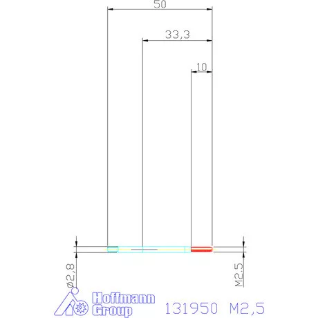 Garant Gépi menetfúró M2,5