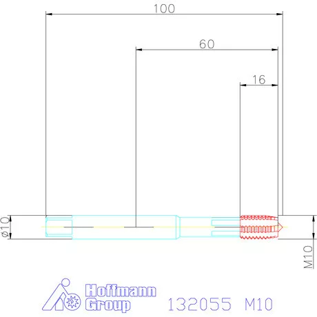 Garant Gépi menetfúró HSS-E-PM M10