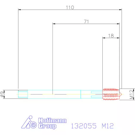 Garant Gépi menetfúró HSS-E-PM M12