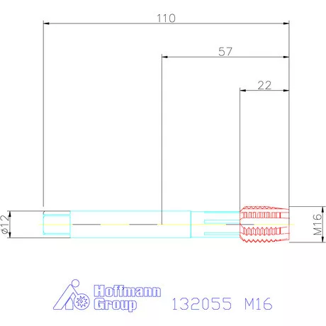 Garant Gépi menetfúró HSS-E-PM M16