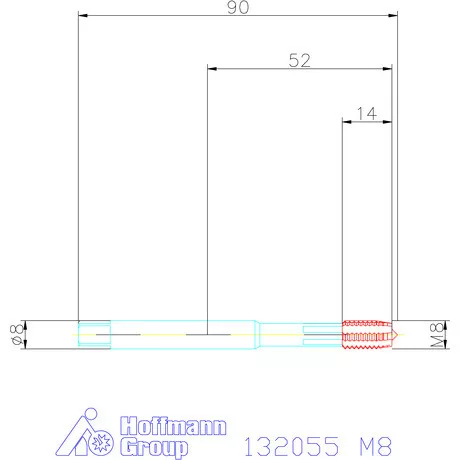 Garant Gépi menetfúró HSS-E-PM M8