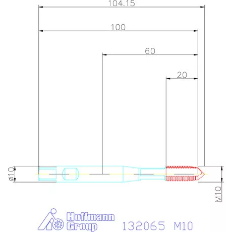 Garant Gépi menetfúró szinkronorsókhoz HSS-E-PM M10