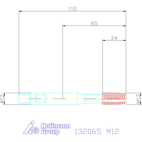 Garant Gépi menetfúró szinkronorsókhoz HSS-E-PM M12