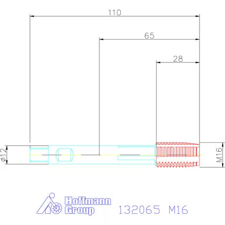 Garant Gépi menetfúró szinkronorsókhoz HSS-E-PM M16