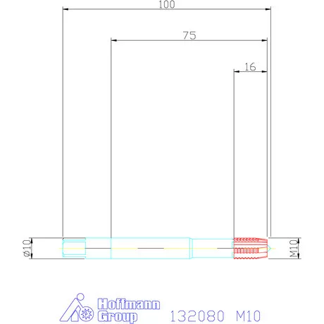 Garant VHM gépi menetfúró M10