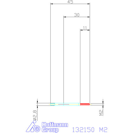 Garant Gépi menetfúró B alak M2