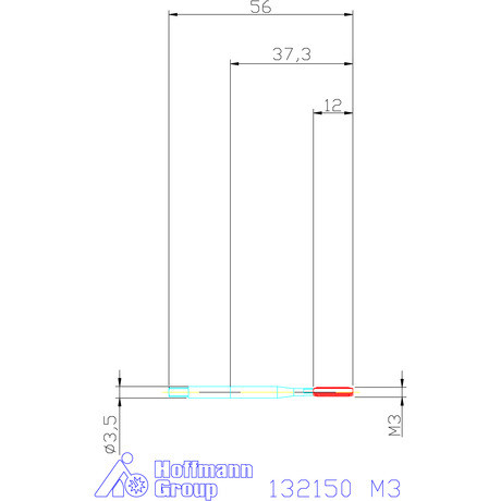Garant Gépi menetfúró B alak M3