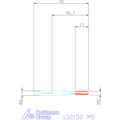 Garant Gépi menetfúró B alak M5