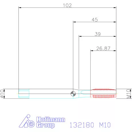 Garant Garant Master Tap INOX gépi menetfúró HSS-E-PM Form B 6HX M10