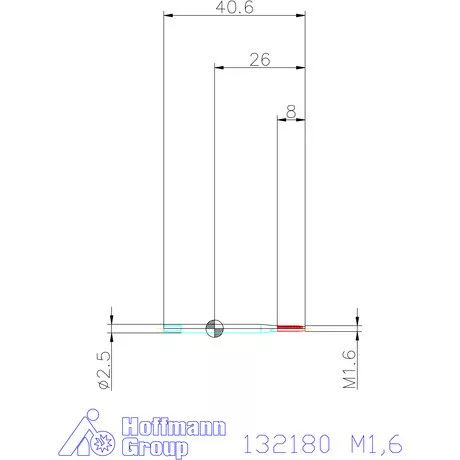 Garant Garant Master Tap INOX gépi menetfúró HSS-E-PM Form B 6HX M1,6