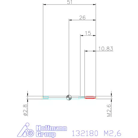 Garant Garant Master Tap INOX gépi menetfúró HSS-E-PM Form B 6HX M2,6