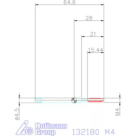 Garant Garant Master Tap INOX gépi menetfúró HSS-E-PM Form B 6HX M4