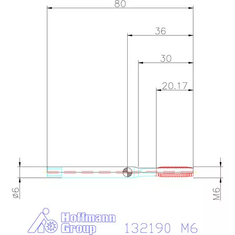 Garant Garant Master Tap INOX gépi menetfúró HSS-E-PM IK / Form B 6HX M6