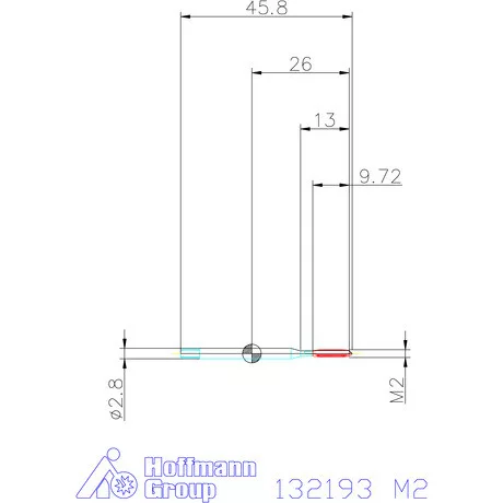 Garant Garant Master Tap INOX gépi menetfúró HSS-E-PM Form B 6GX M2