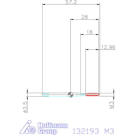 Garant Garant Master Tap INOX gépi menetfúró HSS-E-PM Form B 6GX M3