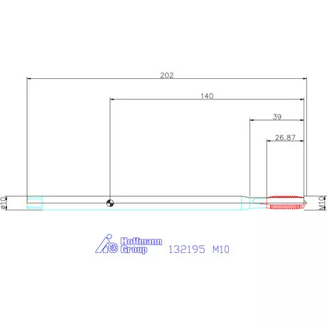 Garant Garant Master Tap INOX gépi menetfúró extra hosszú HSS-E-PM Form B 6HX M10