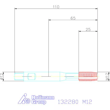 Garant Gépi menetfúró szinkronorsókhoz HSS-E-PM M12