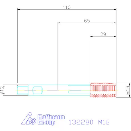 Garant Gépi menetfúró szinkronorsókhoz HSS-E-PM M16
