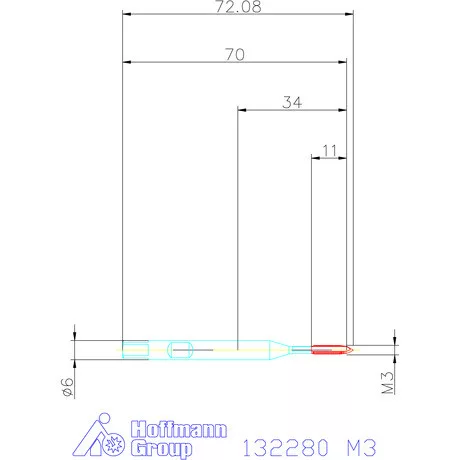 Garant Gépi menetfúró szinkronorsókhoz HSS-E-PM M3