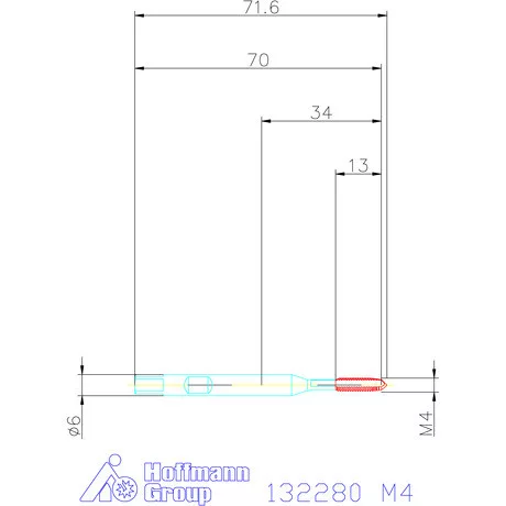 Garant Gépi menetfúró szinkronorsókhoz HSS-E-PM M4