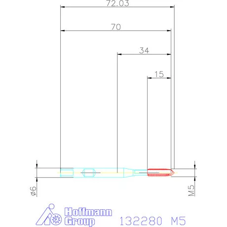 Garant Gépi menetfúró szinkronorsókhoz HSS-E-PM M5