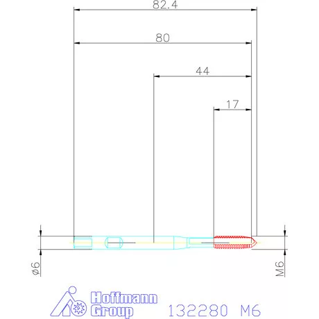 Garant Gépi menetfúró szinkronorsókhoz HSS-E-PM M6