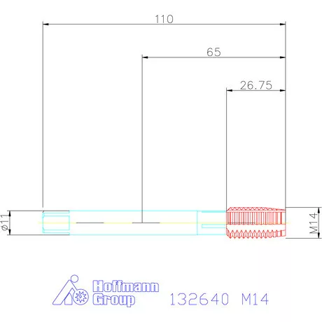Garant Gépi menetfúró HSS-E M14