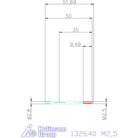 Garant Gépi menetfúró HSS-E M2,5