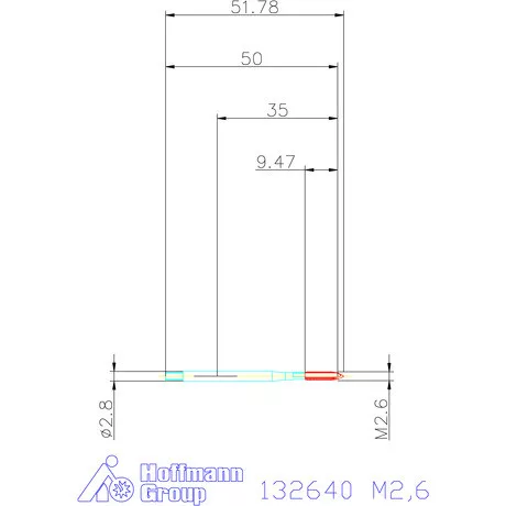 Garant Gépi menetfúró HSS-E M2,6