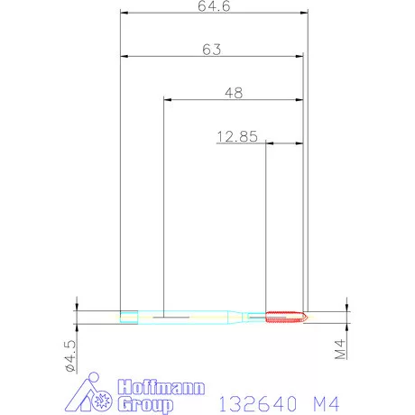 Garant Gépi menetfúró HSS-E M4