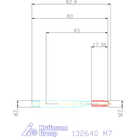 Garant Gépi menetfúró HSS-E M7