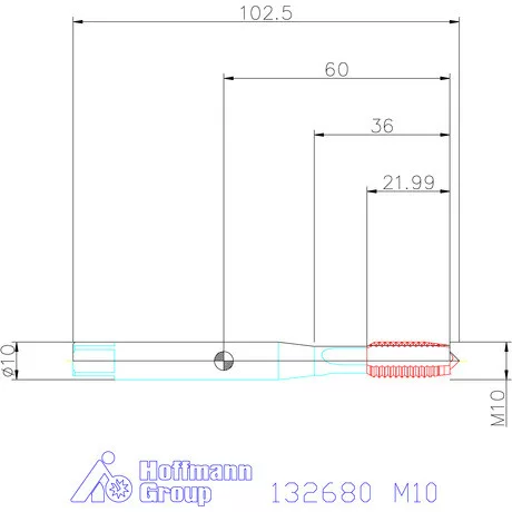 Holex Holex Pro Tap gépi menetfúró HSS-E M10