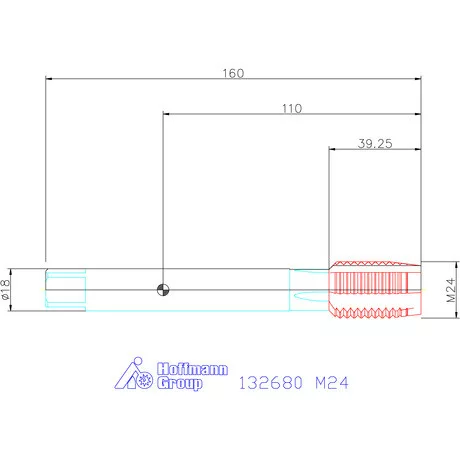 Holex Holex Pro Tap gépi menetfúró HSS-E M24