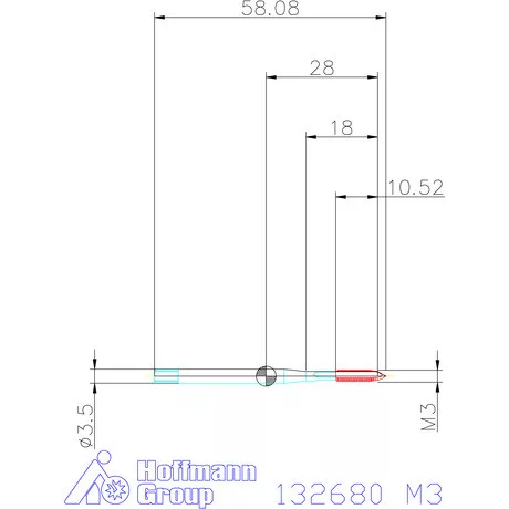 Holex Holex Pro Tap gépi menetfúró HSS-E M3