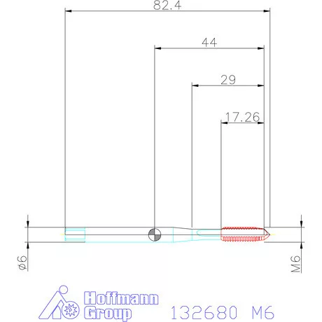 Holex Holex Pro Tap gépi menetfúró HSS-E M6
