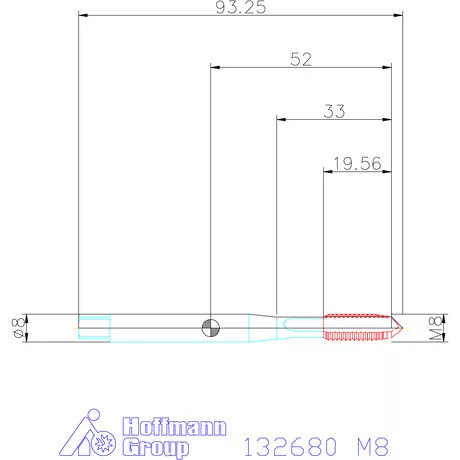 Holex Holex Pro Tap gépi menetfúró HSS-E M8