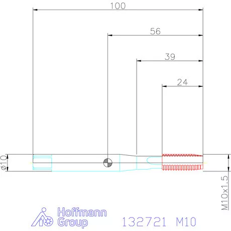 Garant Garant Master Tap gépi menetfúró B alak M10