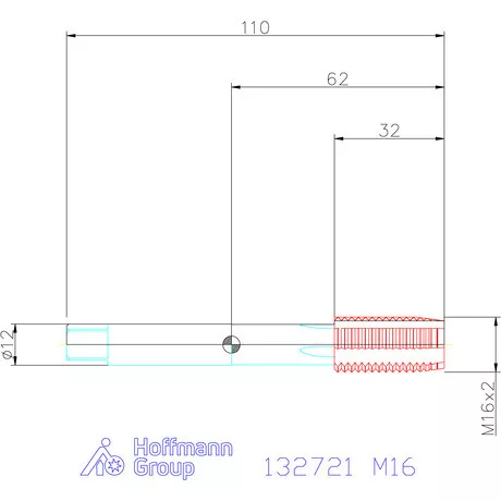 Garant Garant Master Tap gépi menetfúró B alak M16