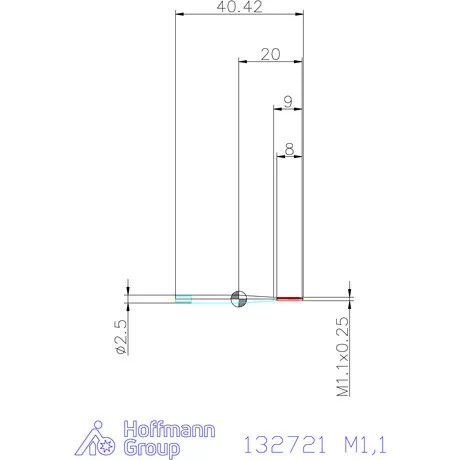 Garant Garant Master Tap gépi menetfúró B alak M1,1