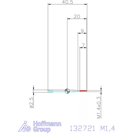 Garant Garant Master Tap gépi menetfúró B alak M1,4