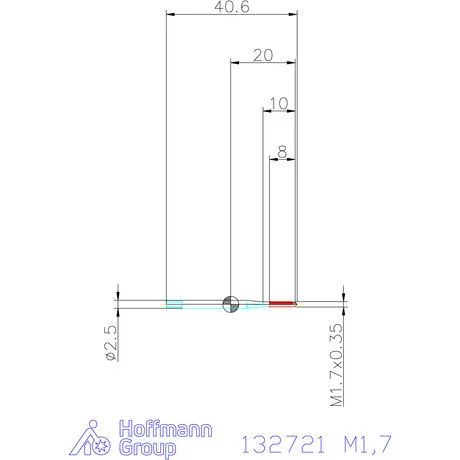Garant Garant Master Tap gépi menetfúró B alak M1,7